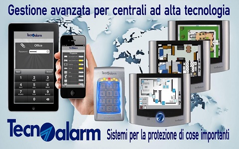 ALLARME CASA CANTU' DIAKRON TASTIERA TOUCH